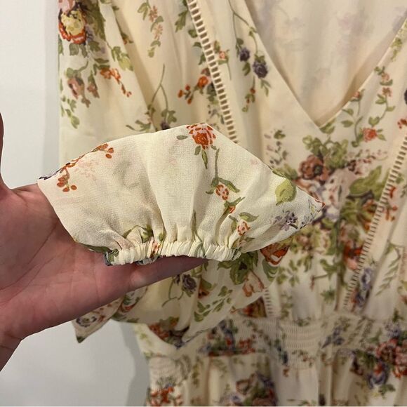 LC Lauren Conrad Floral Long Sleeve Dress XXL - Picture 9 of 13